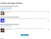 Tablet Screenshot of institutodecegosdabahia.blogspot.com