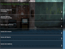 Tablet Screenshot of personajesilustresdelzulia.blogspot.com