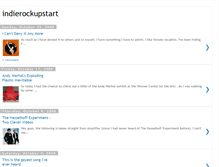 Tablet Screenshot of indierockupstart.blogspot.com