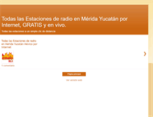 Tablet Screenshot of meridaenradio.blogspot.com