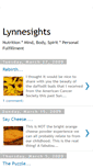 Mobile Screenshot of lynnesights.blogspot.com