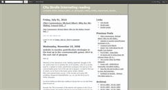 Desktop Screenshot of citystrolls.blogspot.com