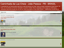 Tablet Screenshot of caminhadadaluacheia.blogspot.com