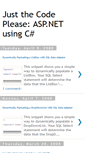 Mobile Screenshot of just-the-code.blogspot.com