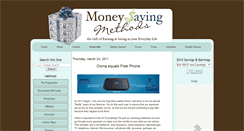 Desktop Screenshot of moneysavingmethods.blogspot.com
