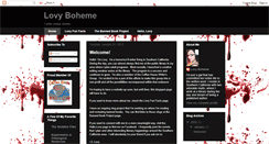 Desktop Screenshot of lovyboheme.blogspot.com