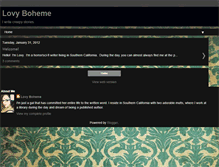 Tablet Screenshot of lovyboheme.blogspot.com