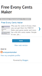 Mobile Screenshot of evonycentsmaker.blogspot.com