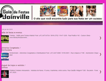 Tablet Screenshot of guiadefestasjoinville.blogspot.com