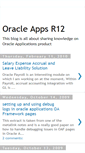 Mobile Screenshot of oracleapplicationsr12.blogspot.com