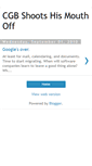 Mobile Screenshot of cgbshootshismouthoff.blogspot.com