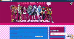 Desktop Screenshot of monsterhighcosas.blogspot.com