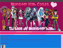 Tablet Screenshot of monsterhighcosas.blogspot.com