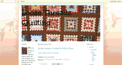 Desktop Screenshot of loosethreadsquilting.blogspot.com