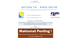Desktop Screenshot of mutiarafm.blogspot.com