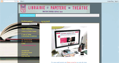 Desktop Screenshot of librairiedutheatre.blogspot.com