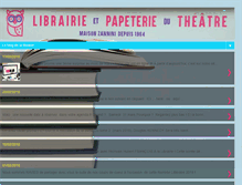 Tablet Screenshot of librairiedutheatre.blogspot.com