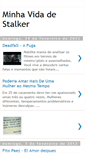 Mobile Screenshot of minhavidadestalker.blogspot.com