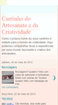 Mobile Screenshot of cantinhodoartesanatoedacriatividade.blogspot.com