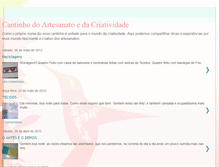 Tablet Screenshot of cantinhodoartesanatoedacriatividade.blogspot.com