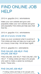 Mobile Screenshot of findonlinejobhelp.blogspot.com