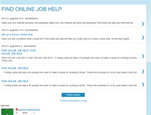 Tablet Screenshot of findonlinejobhelp.blogspot.com