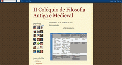 Desktop Screenshot of 1coloquiodefilosofiagefim.blogspot.com