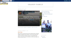 Desktop Screenshot of gradenfamily.blogspot.com