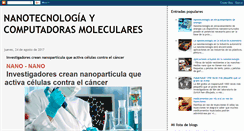 Desktop Screenshot of nanotecnologiaycomputadoras.blogspot.com