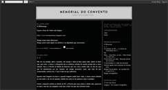 Desktop Screenshot of memorialdoconvento.blogspot.com