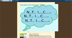 Desktop Screenshot of contenidosdelaasignaturanticx.blogspot.com