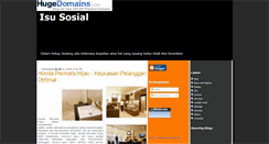 Desktop Screenshot of isusosial.blogspot.com