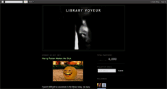 Desktop Screenshot of libraryvoyeur.blogspot.com