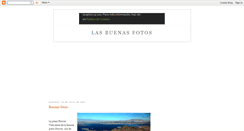 Desktop Screenshot of lasbuenasfotos.blogspot.com