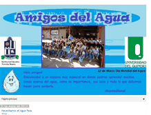 Tablet Screenshot of amigos-del-agua.blogspot.com
