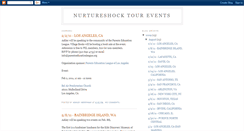 Desktop Screenshot of nurtureshocktour.blogspot.com