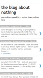 Mobile Screenshot of blogaboutnothing.blogspot.com