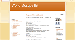 Desktop Screenshot of mosquelist.blogspot.com