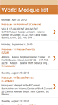 Mobile Screenshot of mosquelist.blogspot.com