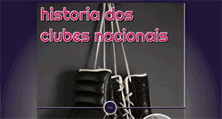 Desktop Screenshot of historiadosclubesnacionais.blogspot.com