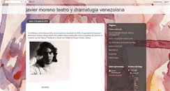 Desktop Screenshot of javiermorenoteatroydramaturgia.blogspot.com