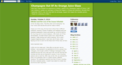 Desktop Screenshot of champagnefornothing.blogspot.com
