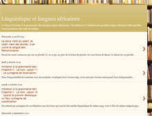 Tablet Screenshot of linguistiqueetlanguesafricaines.blogspot.com