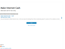 Tablet Screenshot of make-internet-cash.blogspot.com