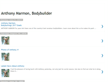 Tablet Screenshot of bodybuilderanthonymarmon.blogspot.com