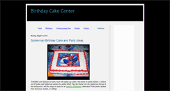 Desktop Screenshot of birthdaycakecenter.blogspot.com