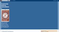 Desktop Screenshot of anatomija-jednog-samoubistva.blogspot.com