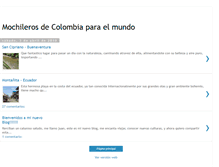 Tablet Screenshot of mochilerosdecolombiaparaelmundo.blogspot.com