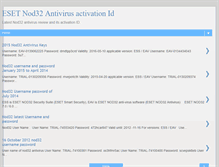 Tablet Screenshot of nod32-eset.blogspot.com