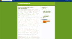 Desktop Screenshot of cultureholidays.blogspot.com